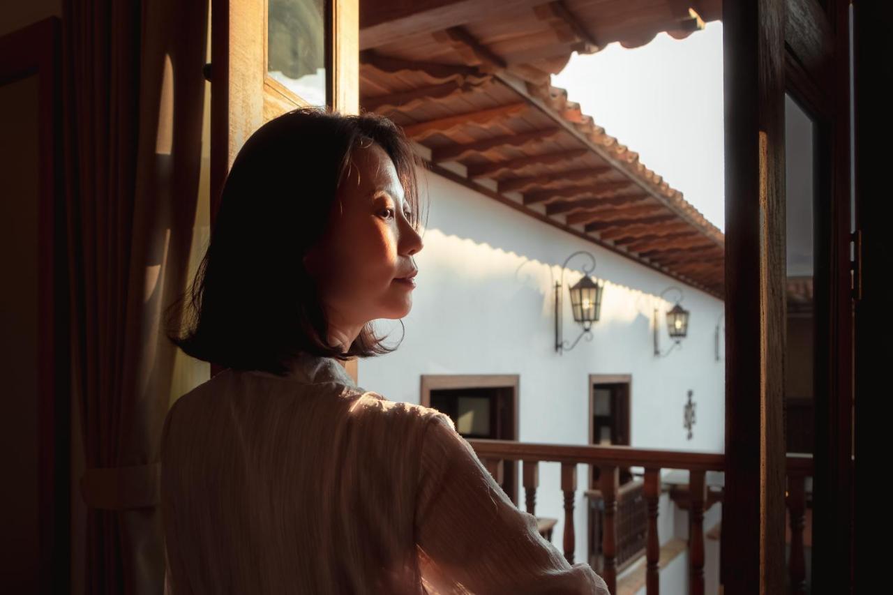 Hotel Casa Alcestre Villa de Leyva Esterno foto